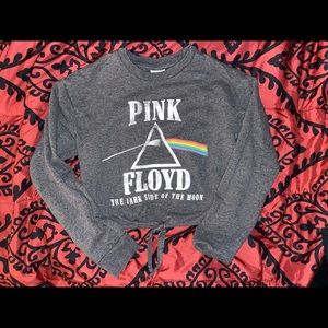 Cropped Pink Floyd sweatshirt